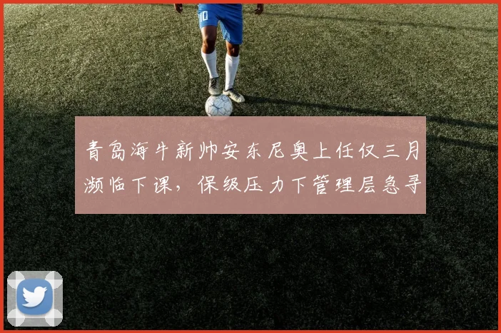 青岛海牛新帅安东尼奥上任仅三月濒临下课，保级压力下管理层急寻救火教练